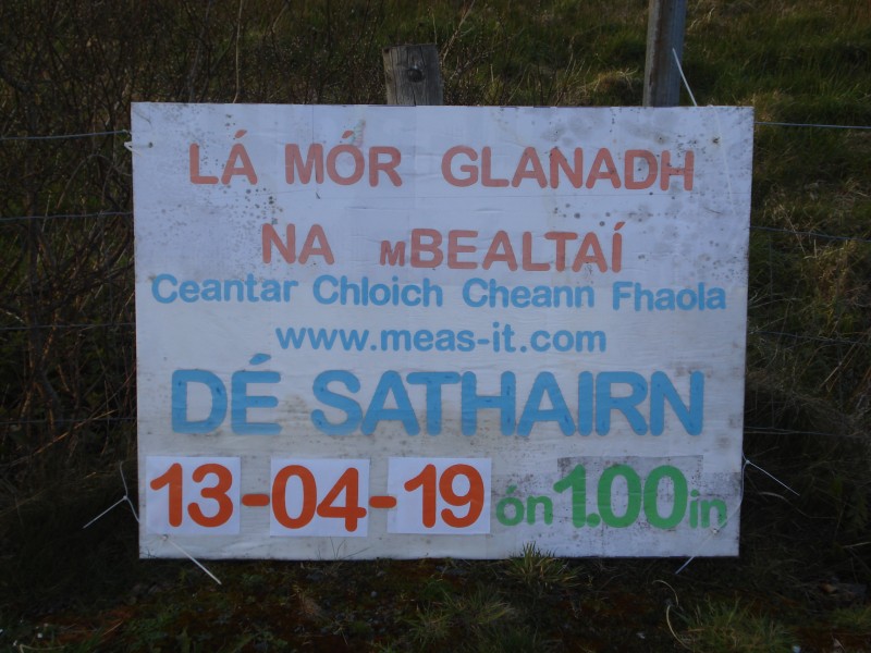 Lá Mór Glanadh na mBealtaí 2019 feagra Gort a' Choirce 13 Aibreán 2019 - Meas Iar-Thuaisceart, Co. Dhún na nGall, Éire